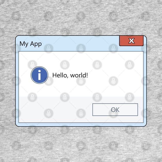 Hello World Message Box by codewearIO